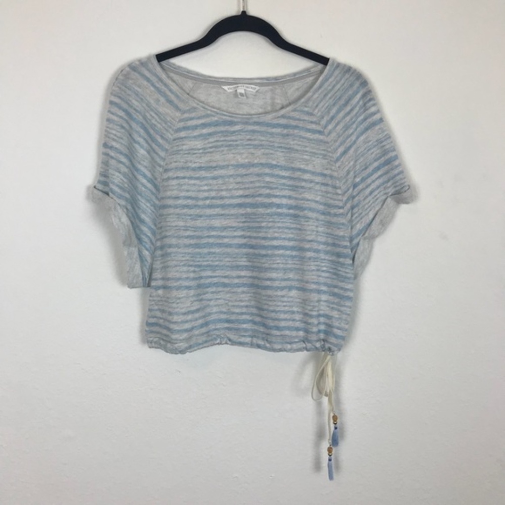 Victoria’s Secret | Blue Striped Tassle Top